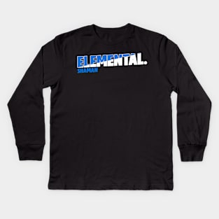 Elemental Shaman Kids Long Sleeve T-Shirt